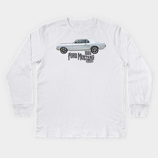 1966 Ford Mustang Coupe Kids Long Sleeve T-Shirt